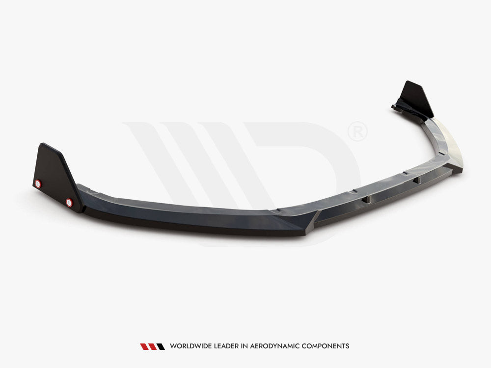 Maxton Design Front Splitter V.1 + Flaps Peugeot 208 GT Mk2