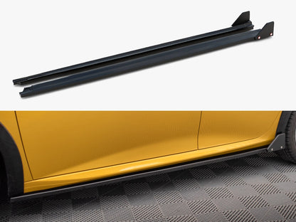 Maxton Design Side Skirt Diffusers + Flaps Peugeot 208 GT Mk2