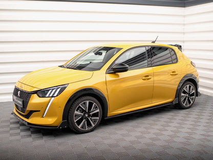 Maxton Design Side Skirt Diffusers + Flaps Peugeot 208 GT Mk2