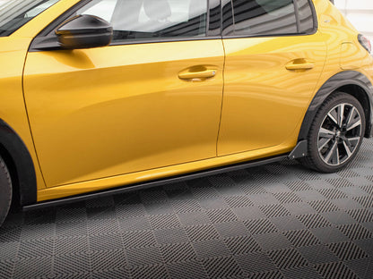 Maxton Design Side Skirt Diffusers + Flaps Peugeot 208 GT Mk2