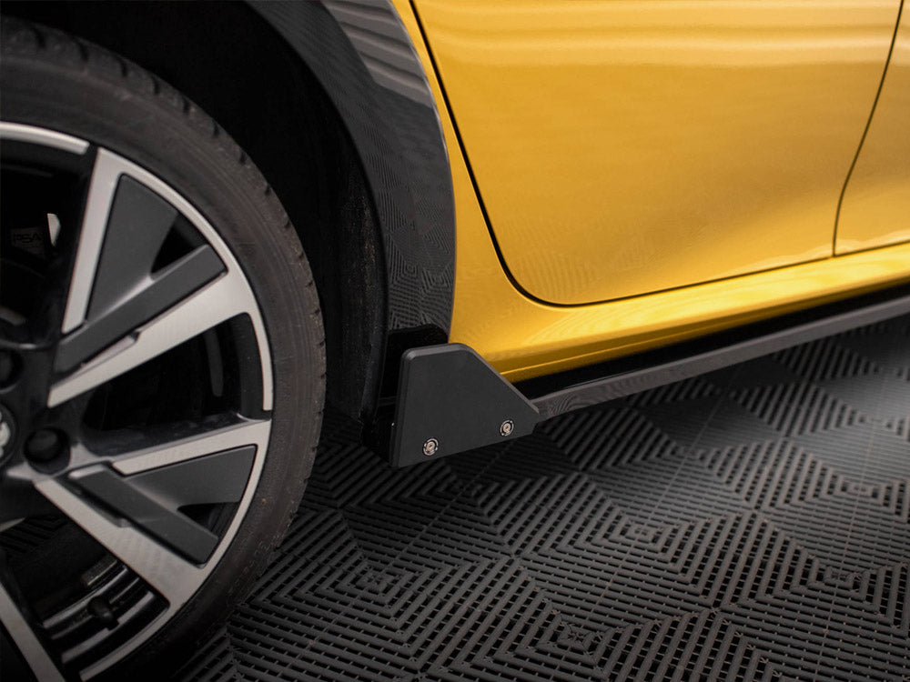 Maxton Design Side Skirt Diffusers + Flaps Peugeot 208 GT Mk2