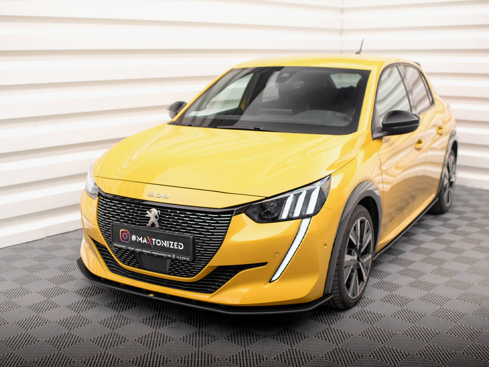 Maxton Design Street PRO Front Splitter Peugeot 208 GT Mk2