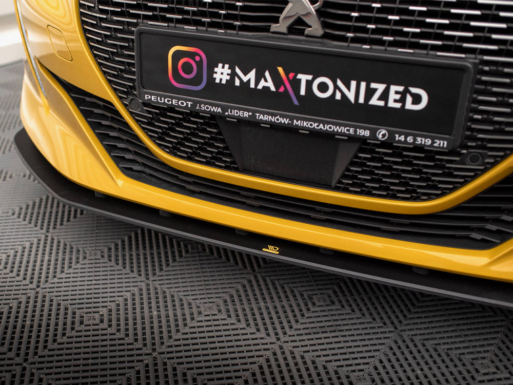 Maxton Design Street PRO Front Splitter Peugeot 208 GT Mk2