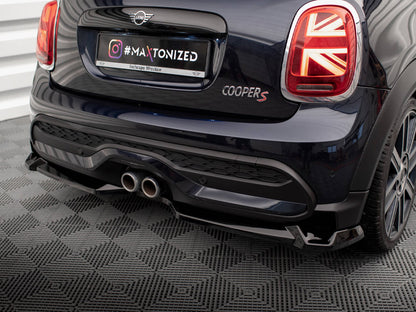Maxton Design Central Rear Splitter Mini Cooper S F56 Facelift