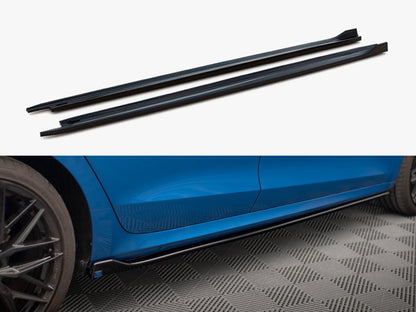 Maxton Design Side Skirts Diffusers V.1 Skoda Octavia Mk4 - Carbon Look