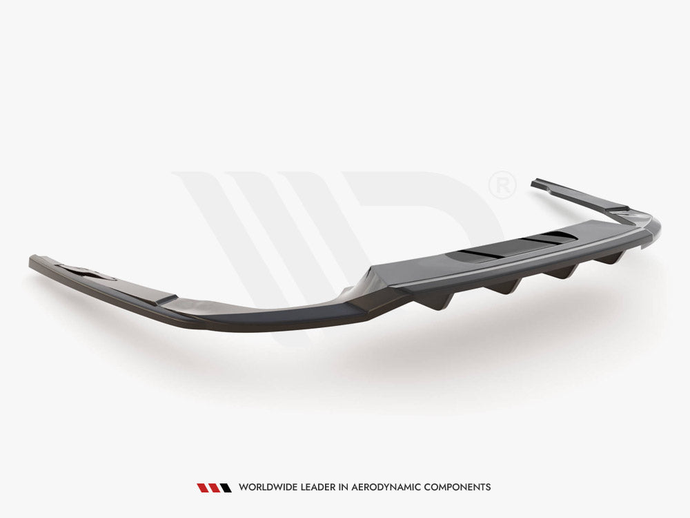Maxton Design Rear Splitter (Vertical Bars) Skoda Octavia Sportline Mk4