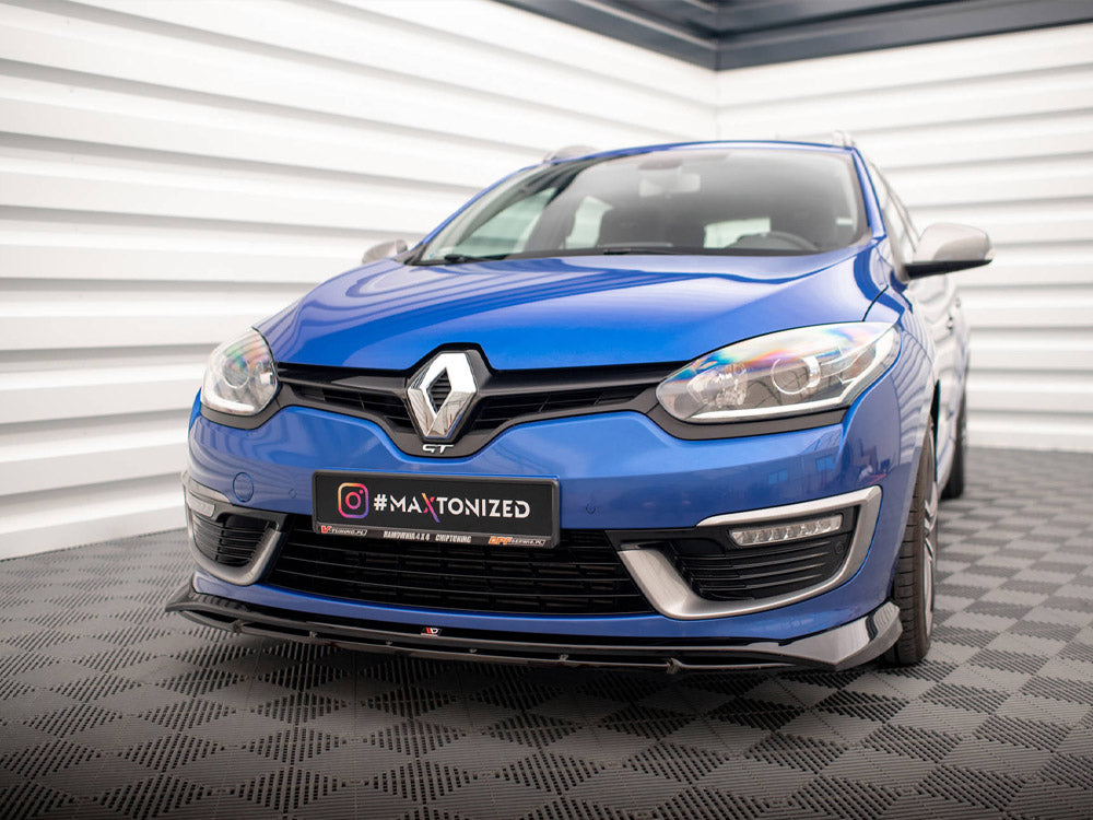 Maxton Design Front Splitter Renault Megane GT Line Grandtour Mk3 Facelift