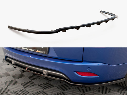 Maxton Design Rear Splitter (Vertical Bars) Renault Megane GT Line Grandtour Mk3 Facelift