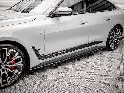 Maxton Design Side Skirts Diffusers V.2 BMW i4 M-Pack G26