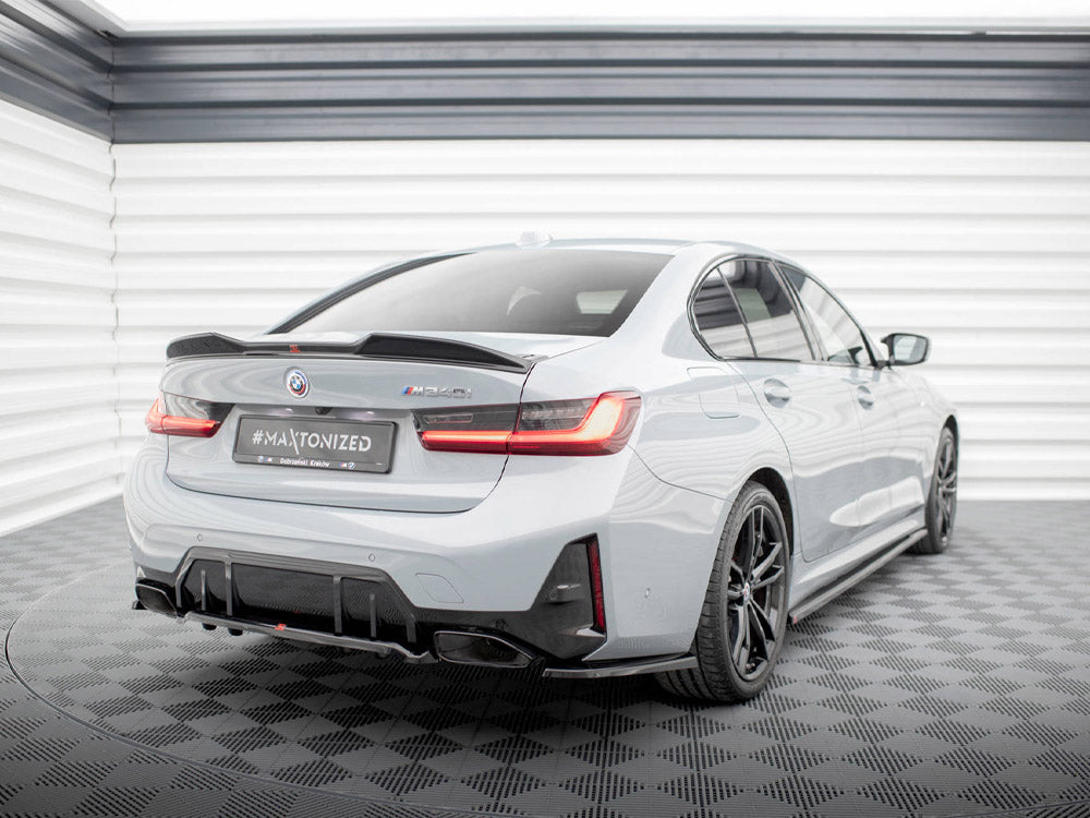 Maxton Design Central Rear Splitter (Vertical Bars) V.1 BMW M340i G20 / G21 Facelift