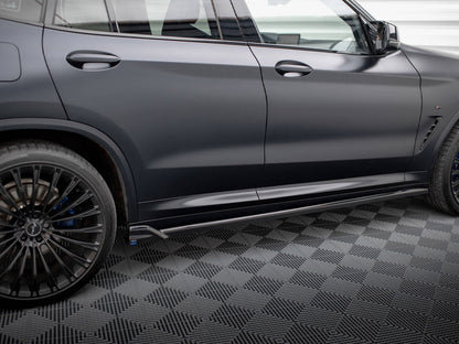 Maxton Design Side Skirts Diffusers BMW X3 M-Pack G01 Facelift