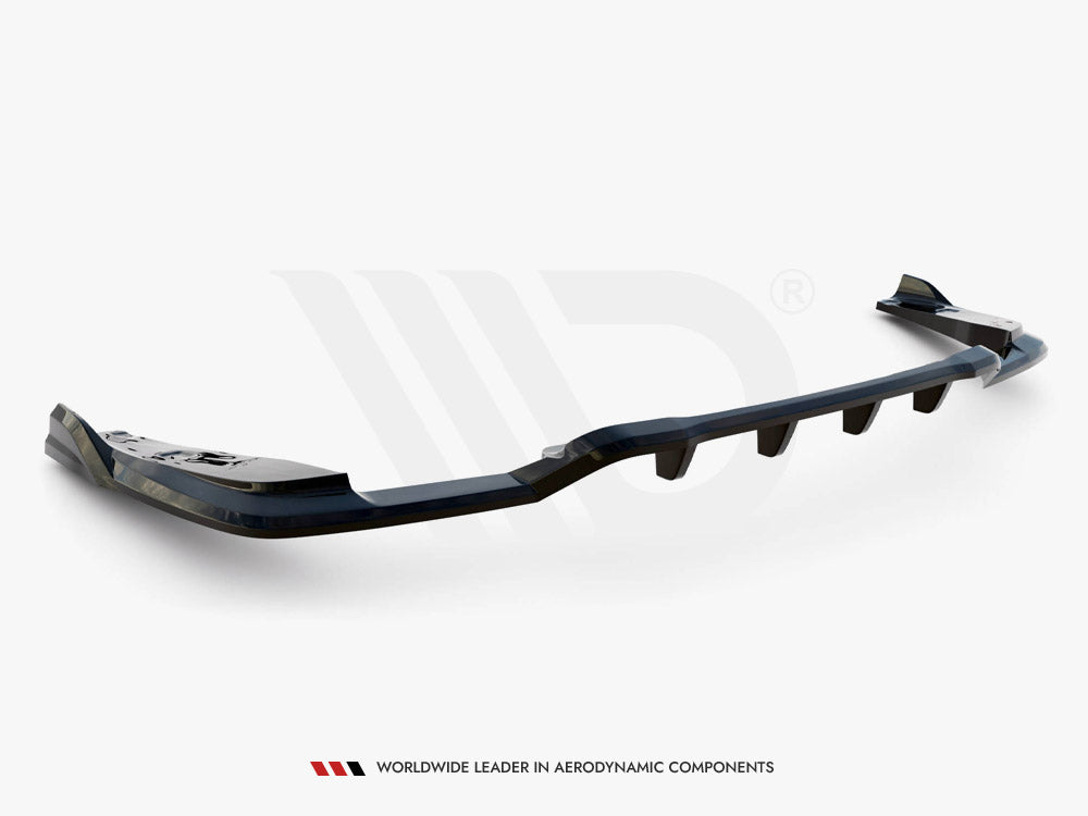 Maxton Design Central Rear Splitter (Vertical Bars) V.2 BMW X4 M40i G02