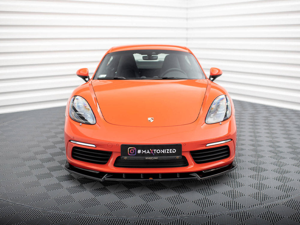 Maxton Design Front Splitter V.1 Porsche 718 Cayman 982c