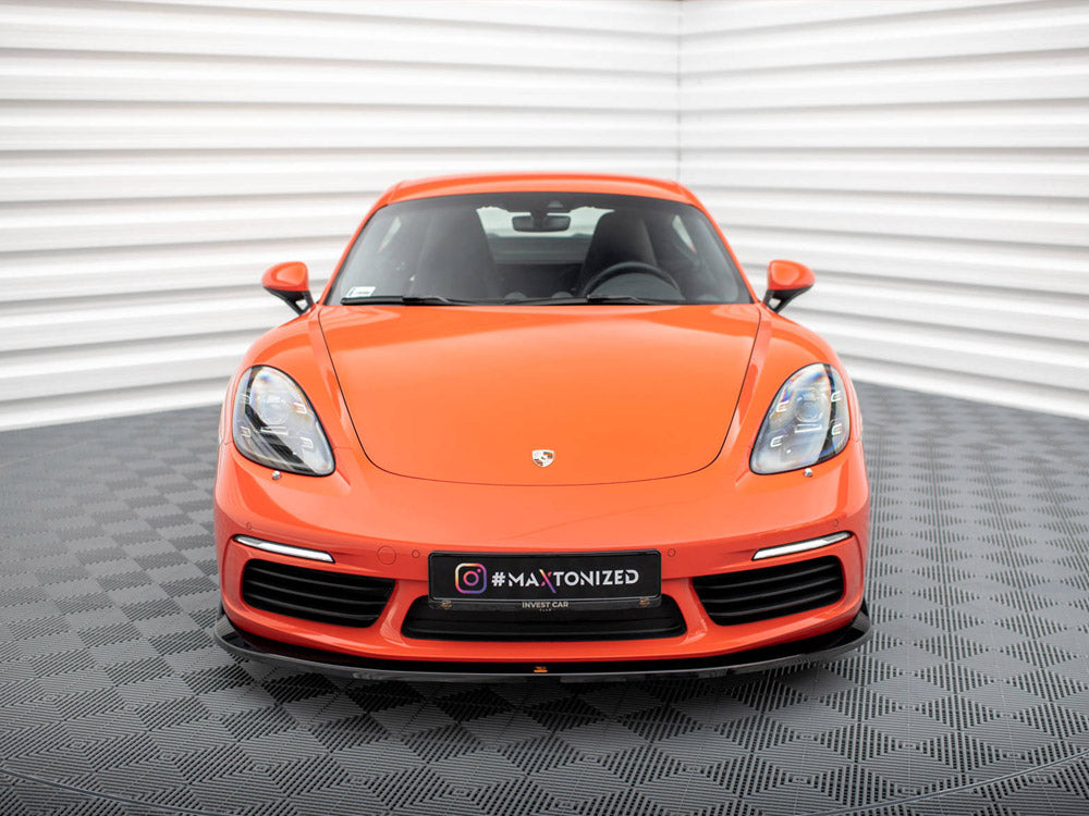Maxton Design Front Splitter V.2 Porsche 718 Cayman 982c