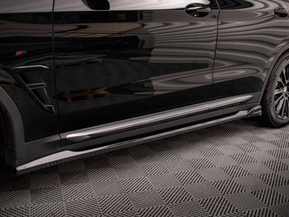 Maxton Design Reduced - Side Skirts Diffusers BMW X3 G01