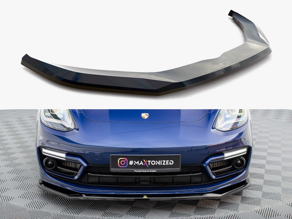 Maxton Design Front Splitter V.1 Porsche Panamera E-Hybrid 971 Facelift