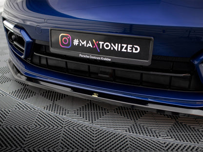 Maxton Design Front Splitter V.1 Porsche Panamera E-Hybrid 971 Facelift
