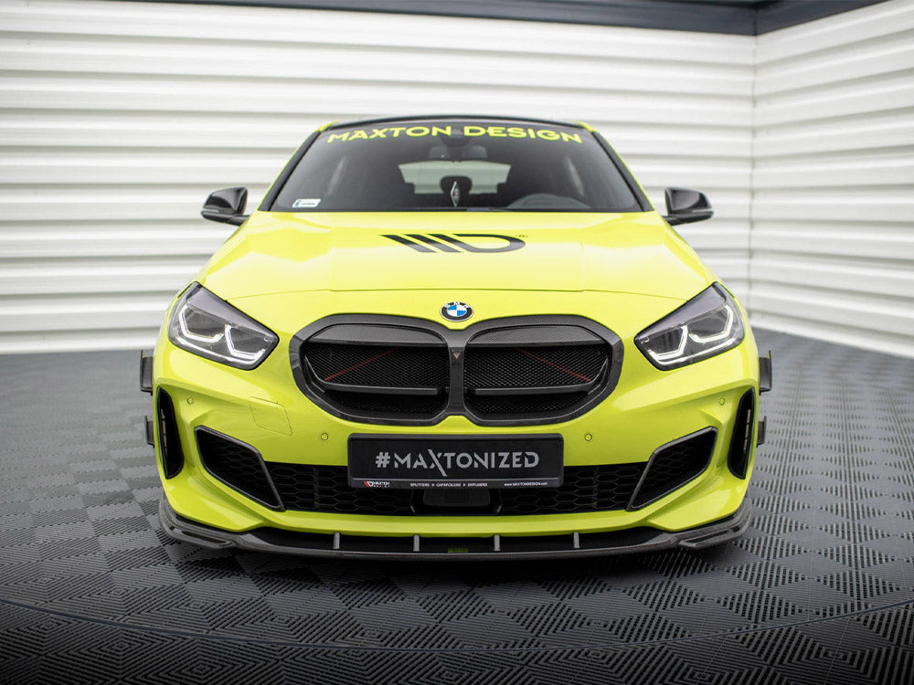 Maxton Design Carbon Fiber Front Bumper Wings (Canards) BMW 1 F40 M-Pack / M135i