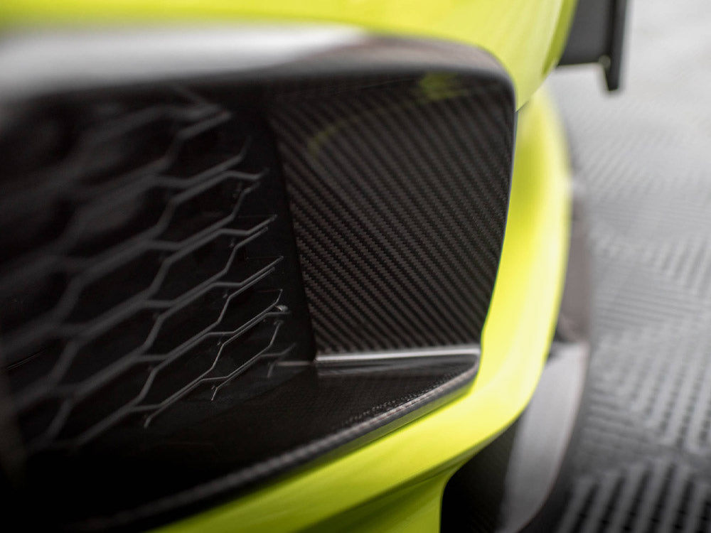 Maxton Design Carbon Fiber Front Bumper Side Vents BMW 1 F40 M-Pack / M135i