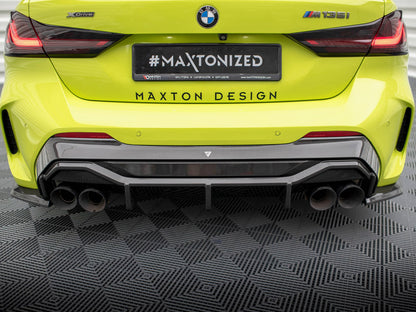 Maxton Design Carbon Fiber Rear Diffuser V.1 + Milltek Sport Exhaust BMW 1 F40 M-Pack / M135i