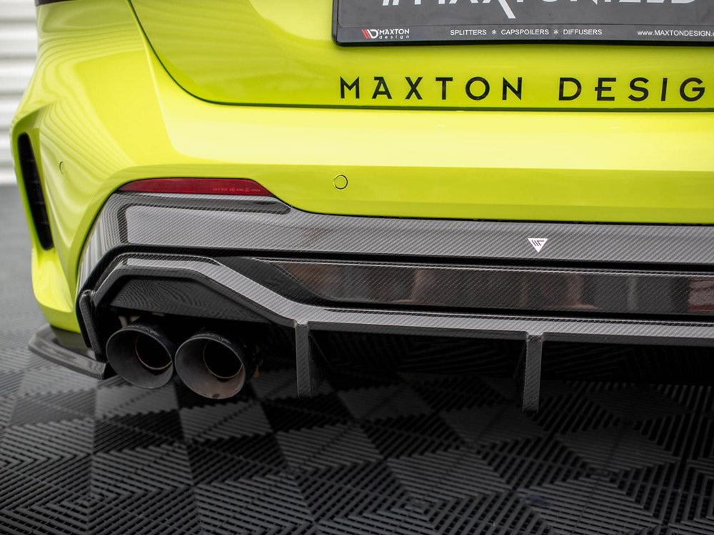 Maxton Design Carbon Fiber Rear Diffuser V.1 + Milltek Sport Exhaust BMW 1 F40 M-Pack / M135i