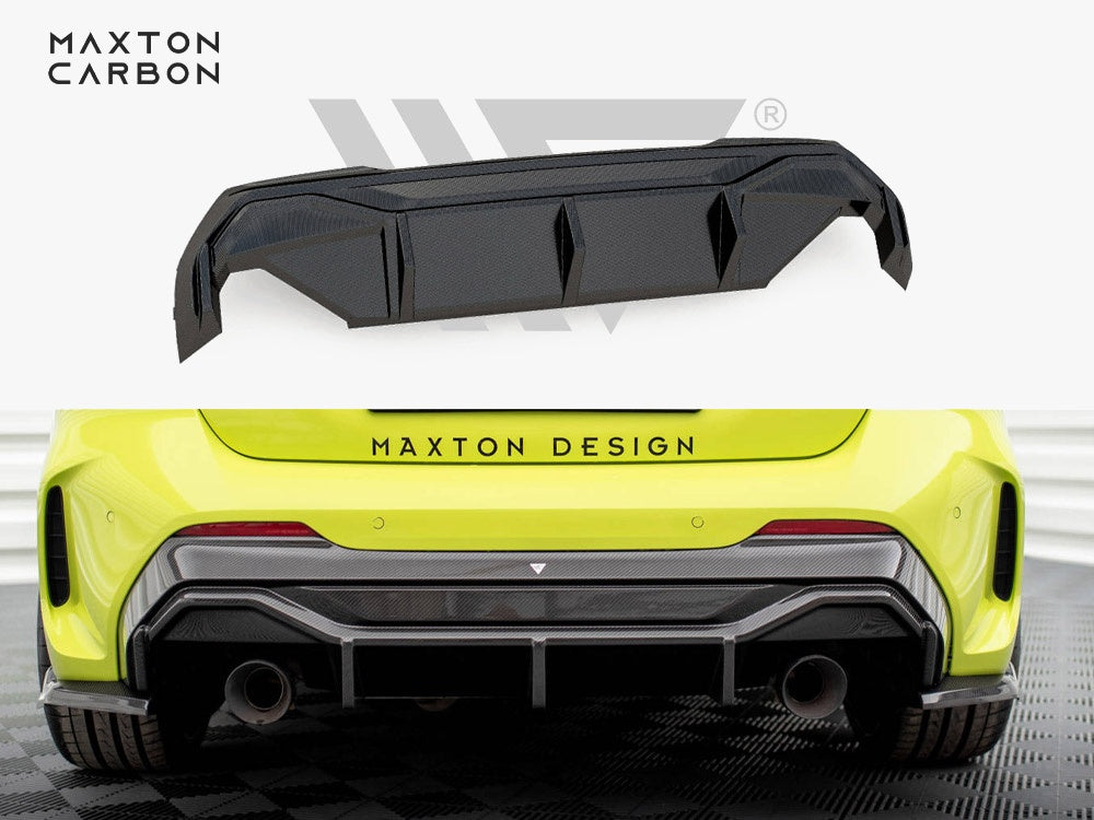 Maxton Design Carbon Fiber Rear Diffuser V.2 BMW 1 F40 M-Pack / M135i