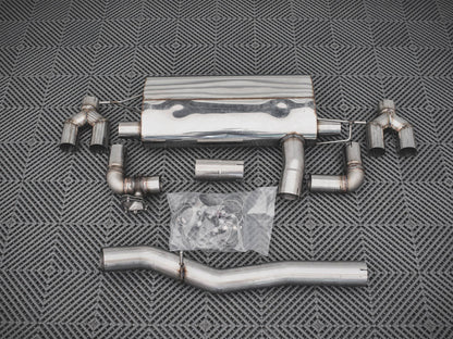 Maxton Design Carbon Fiber Rear Diffuser V.1 + Milltek Sport Exhaust BMW 1 F40 M-Pack / M135i