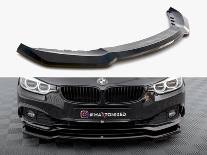 Maxton Design Front Splitter V.1 BMW 4 Coupe / Gran Coupe / Cabrio F32 / F36 / F33