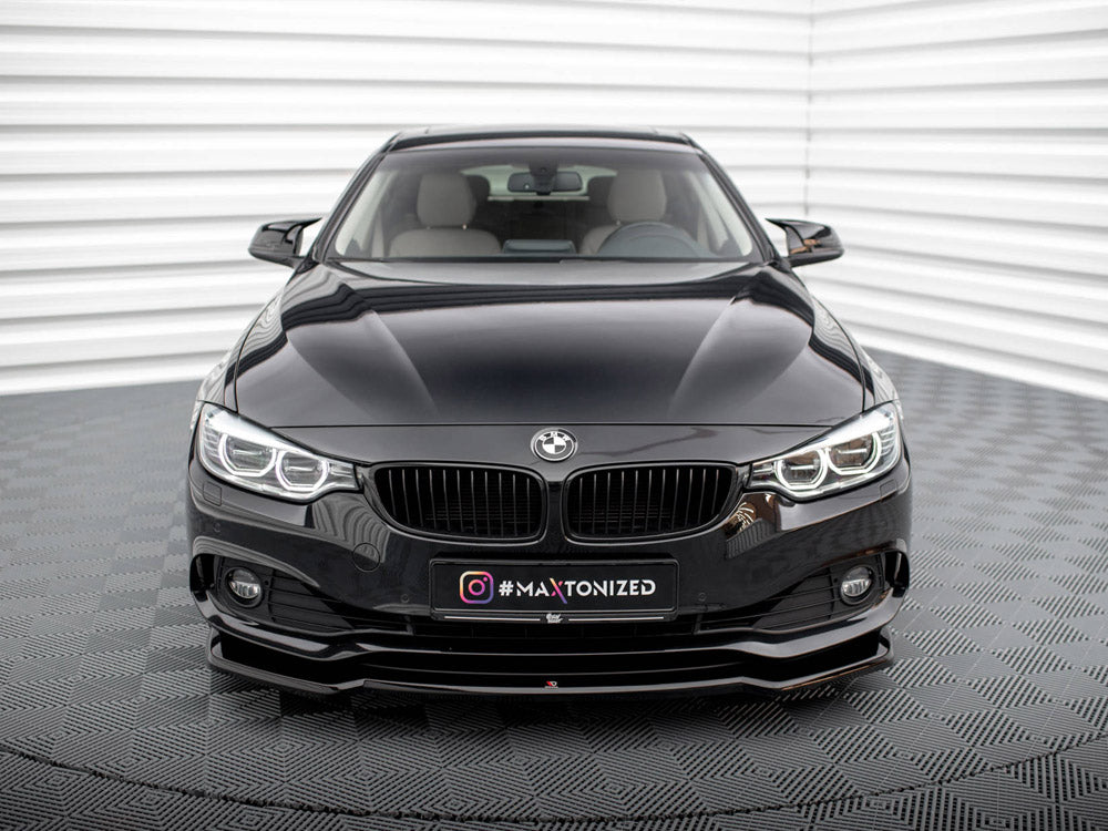 Maxton Design Front Splitter V.1 BMW 4 Coupe / Gran Coupe / Cabrio F32 / F36 / F33