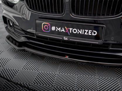 Maxton Design Front Splitter V.1 BMW 4 Coupe / Gran Coupe / Cabrio F32 / F36 / F33