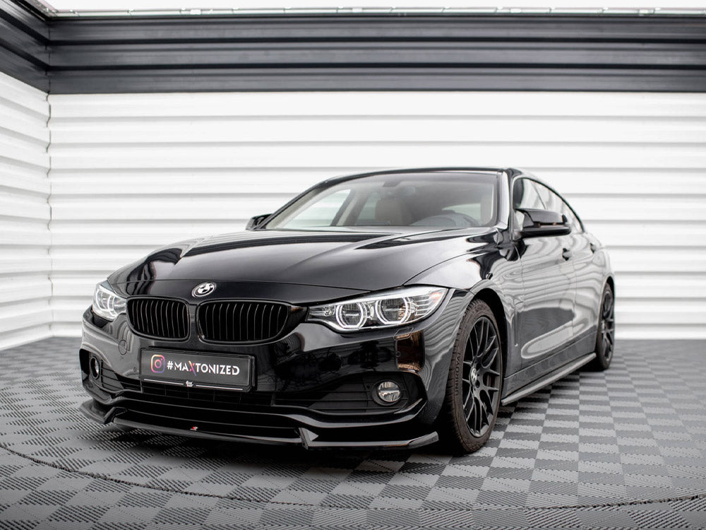 Maxton Design Front Splitter V.2 BMW 4 Coupe / Gran Coupe / Cabrio F32 / F36 / F33