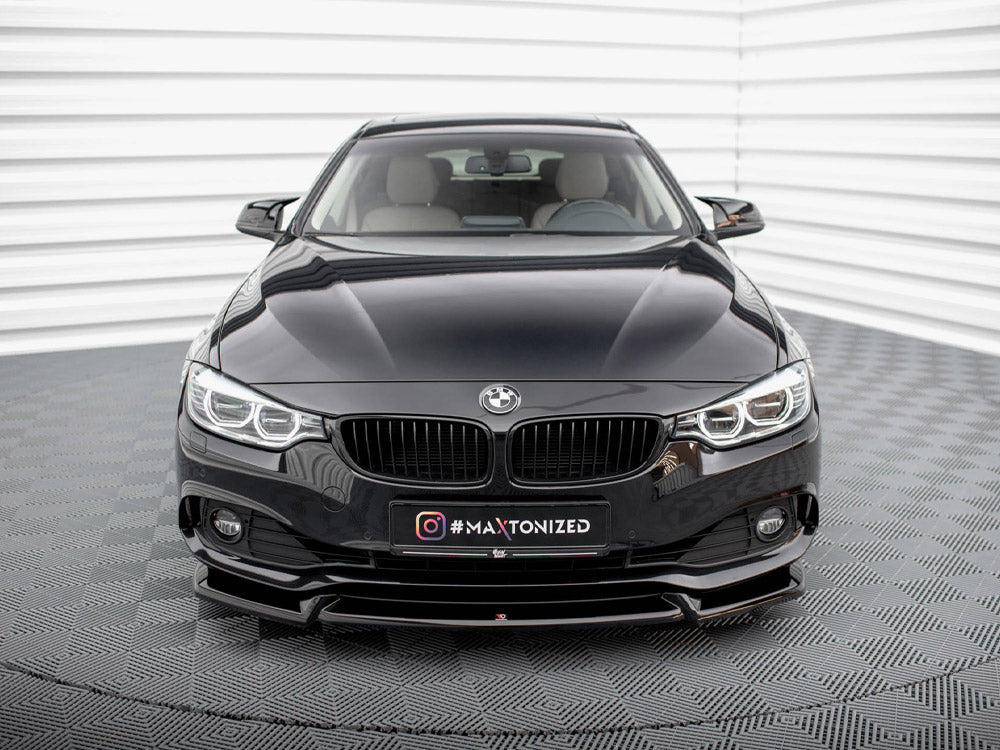 Maxton Design Front Splitter V.2 BMW 4 Coupe / Gran Coupe / Cabrio F32 / F36 / F33
