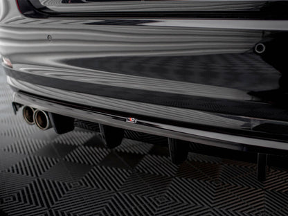 Maxton Design Central Rear Splitter (Vertical Bars) BMW 4 Gran Coupe F36