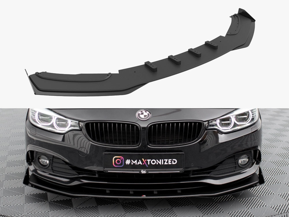 Maxton Design Street PRO Front Splitter + Flaps BMW 4 Gran Coupe F36