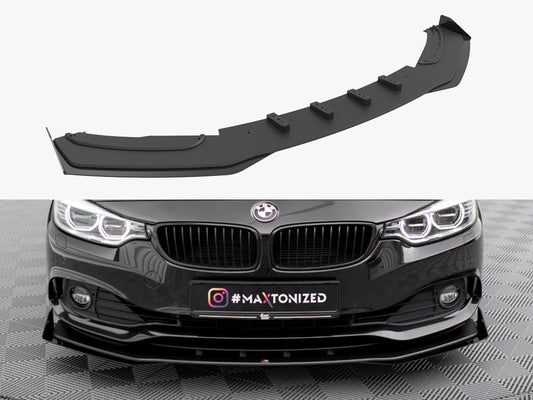 Maxton Design Street PRO Front Splitter + Flaps BMW 4 Gran Coupe F36