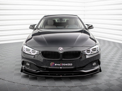 Maxton Design Street PRO Front Splitter + Flaps BMW 4 Gran Coupe F36