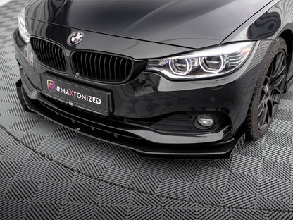 Maxton Design Street PRO Front Splitter + Flaps BMW 4 Gran Coupe F36