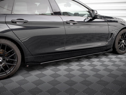 Maxton Design Street PRO Side Skirts Diffusers + Flaps BMW 4 Gran Coupe F36