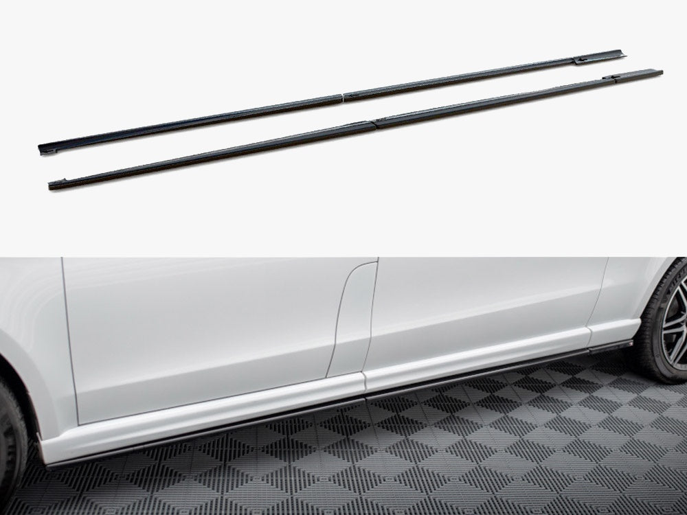 Maxton Design Side Skirt Diffusers V.1 Mercedes V-Class Extra Long AMG ...