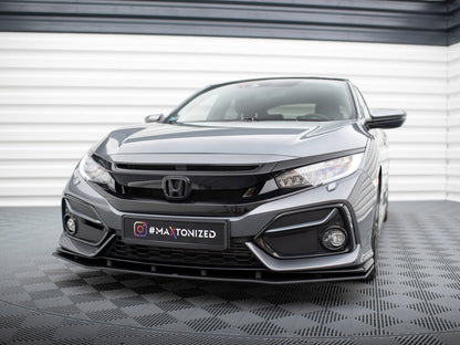 Maxton Design Street PRO Front Splitter Honda Civic Sport Mk 10