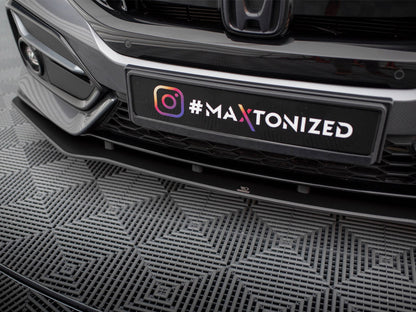 Maxton Design Street PRO Front Splitter Honda Civic Sport Mk 10
