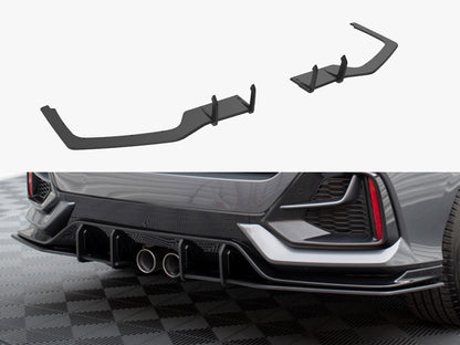 Maxton Design Street PRO Rear Side Splitters V.1 Honda Civic Sport Mk10 Facelift