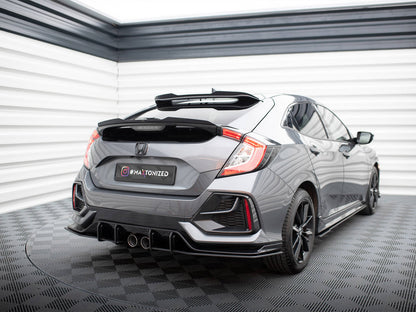 Maxton Design Street PRO Rear Side Splitters V.1 Honda Civic Sport Mk10 Facelift