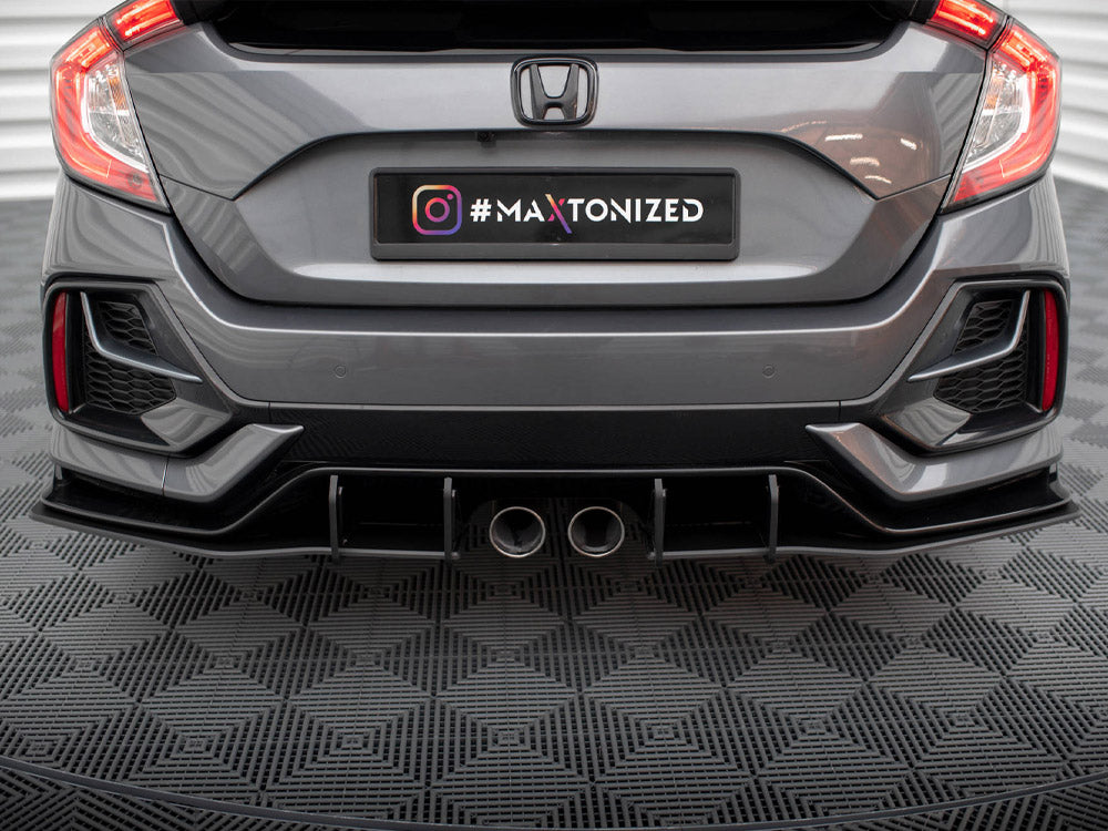 Maxton Design Street PRO Rear Side Splitters V.1 Honda Civic Sport Mk10 Facelift