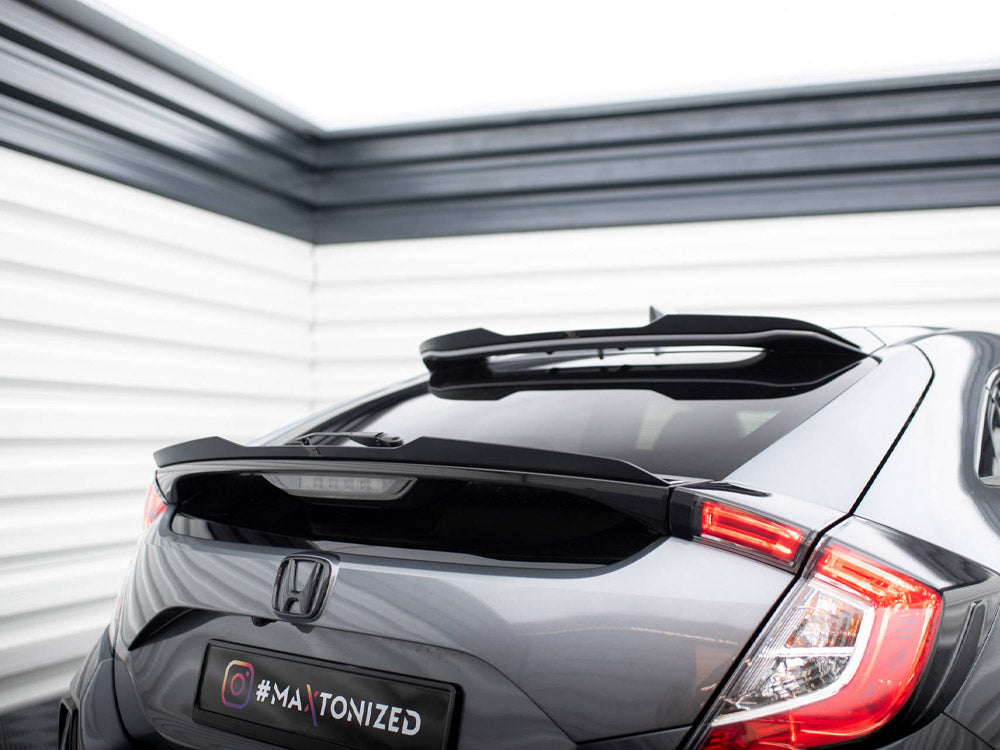 Maxton Design Lower Spoiler CAP Honda Civic Sport Mk 10