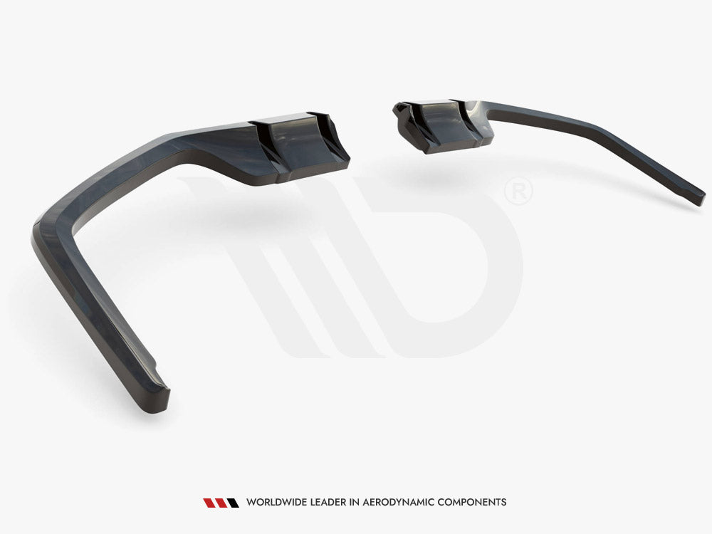 Maxton Design Rear Splitter V.1 (Vertical Bars) Honda Civic Sport Mk10 Facelift