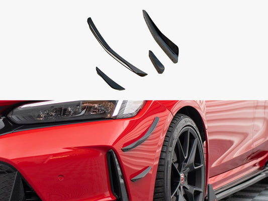 Maxton Design Front Bumper Wings (Canards) Honda Civic Type-R Mk 11