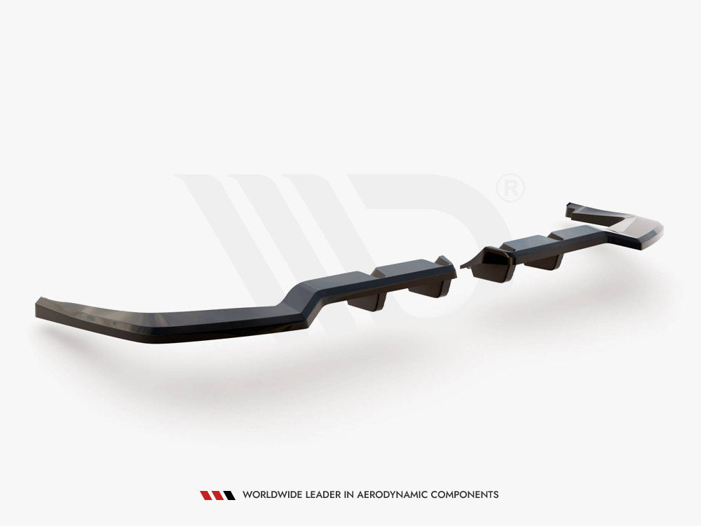 Maxton Design Central Rear Splitter (Vertical Bars) V.1 Honda Civic Type-R Mk 11