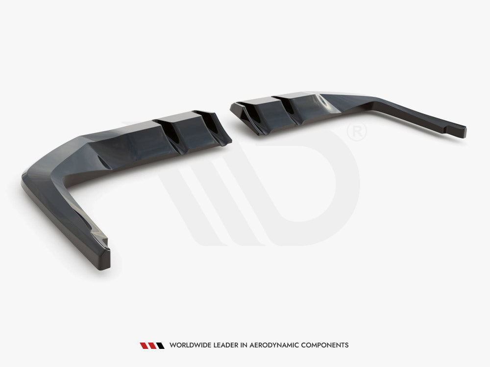Maxton Design Central Rear Splitter (Vertical Bars) V.1 Honda Civic Type-R Mk 11