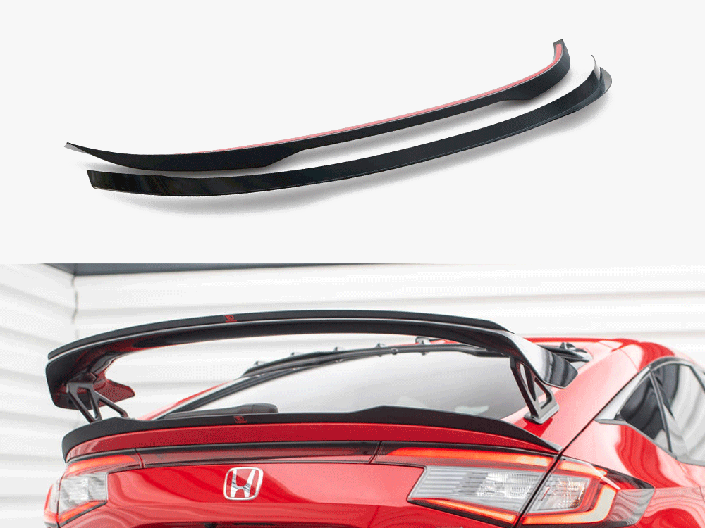 Maxton Design Lower Spoiler CAP Honda Civic Type-R Mk 11